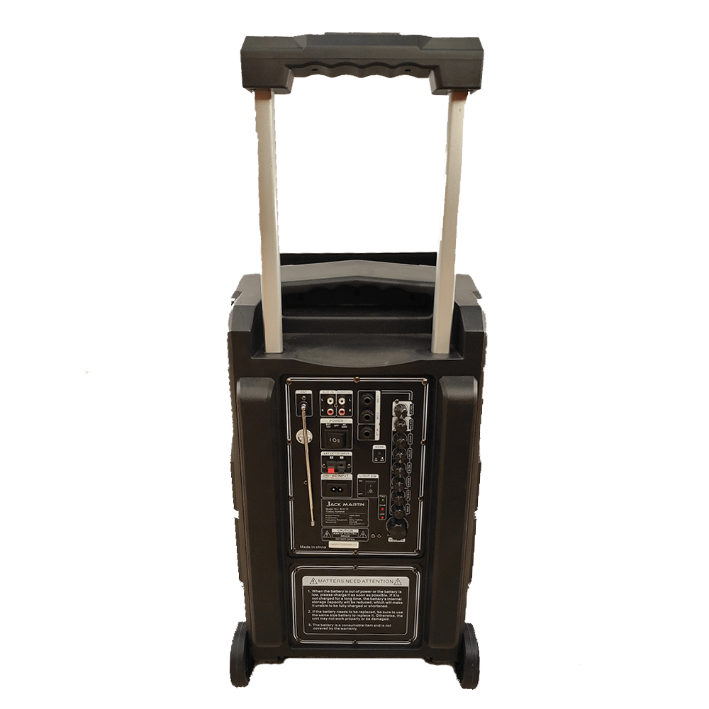 Jack Martin SFX 12 Trolley karaoke speaker with 2 Wireless Mic