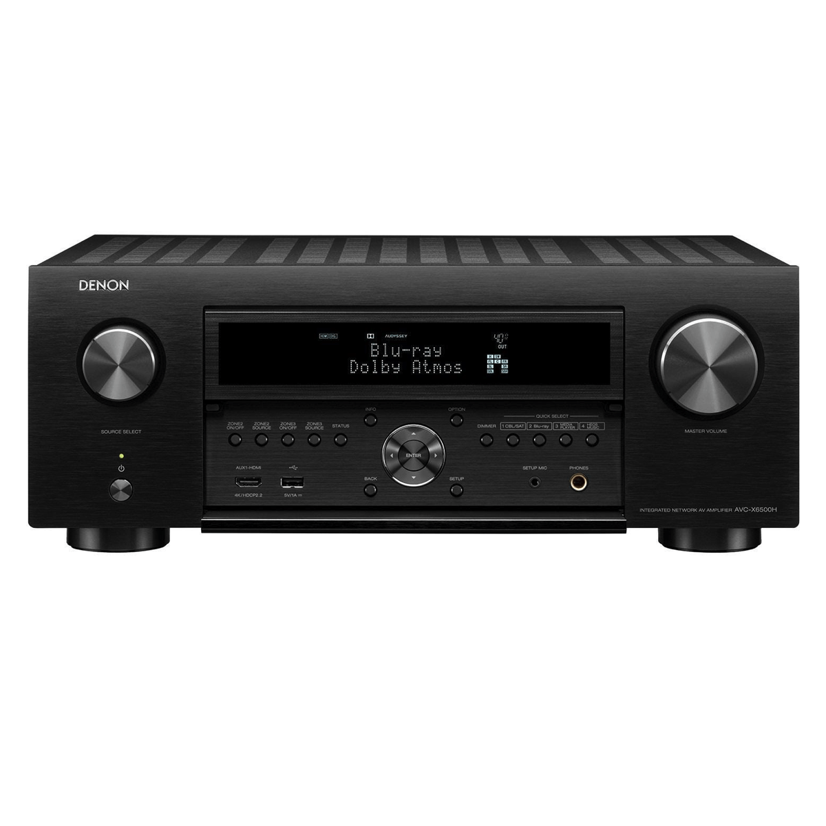 Denon AVR-X6500H Receiver, High Power 11.2 Channel (140 W/Ch) Amplifie ...