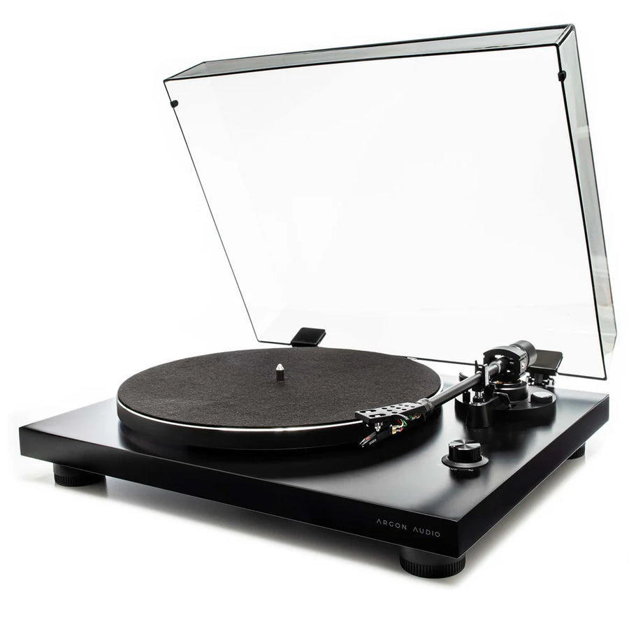 Argon Audio TT-3 - Manual Belt Drive Turntable (Black)