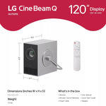 LG CineBeam HU710PB - 4K UHD Smart Portable Laser Projector