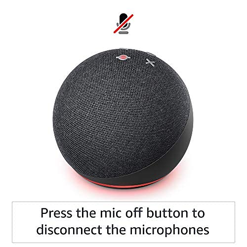 Echo Dot (4th Gen)| #1 smart speaker brand in India with Alexa (Black)
