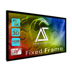 Akia Screens 135 INCH Projector Screen 16:9 Fixed Frame Projector Screen 8K / 4K Ultra HD 3D Screen Fixed Frame Series AK-FF110WH2