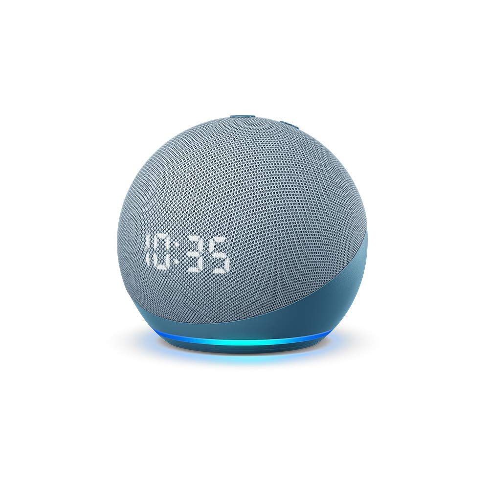 Echo Dot (4th Gen, 2020 release) with clock