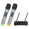 FIFINE K036 UHF Dual Channel Wireless Microphones