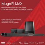 Polk Audio Magnifi Max SR  5.1 Home Theater Sound Bar System (Black)