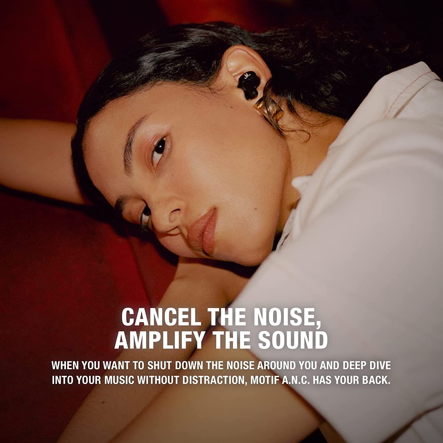 Marshall Motif True Wireless Noise Canceling Headphones, Black