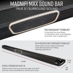 Polk Audio Magnifi Max SR  5.1 Home Theater Sound Bar System (Black)