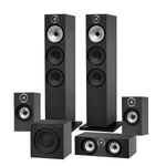 Bowers & Wilkins 600 Series Anniversary Edition 5.1 Channel Home Theatre Floor Standing Package with B&W ASW610 Subwoofer (Bundle Pack)